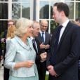  Camilla Parker Bowles à l'ambassade britannique à Paris le 27 mai 2013, pour une réception en l'honneur de ses compatriotes expatriés à l'occasion de sa visite officielle de deux jours en France. 