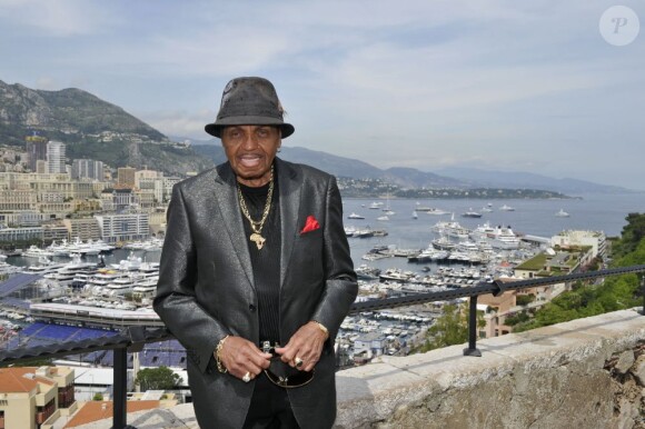 Exclu - Joe Jackson fait la promotion des produits Michael Jackson à Monaco, le 27 mai 2013.