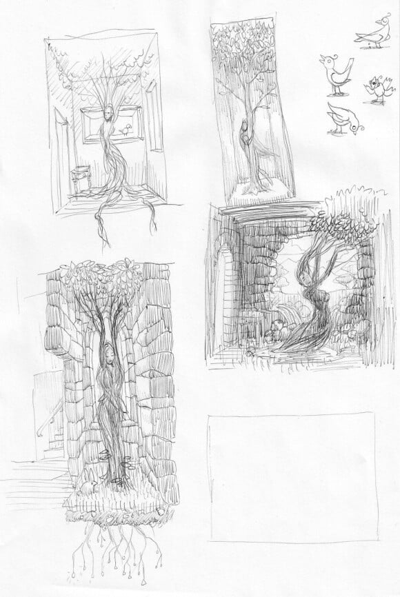 EXCLU : Croquis du générique de Secret Story 7