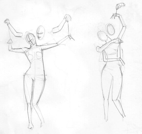EXCLU : Croquis du générique de Secret Story 7