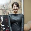 Gemma Arterton sexy en cuir pour la projection du film Byzantium à Londres, le 28 mai 2013.
