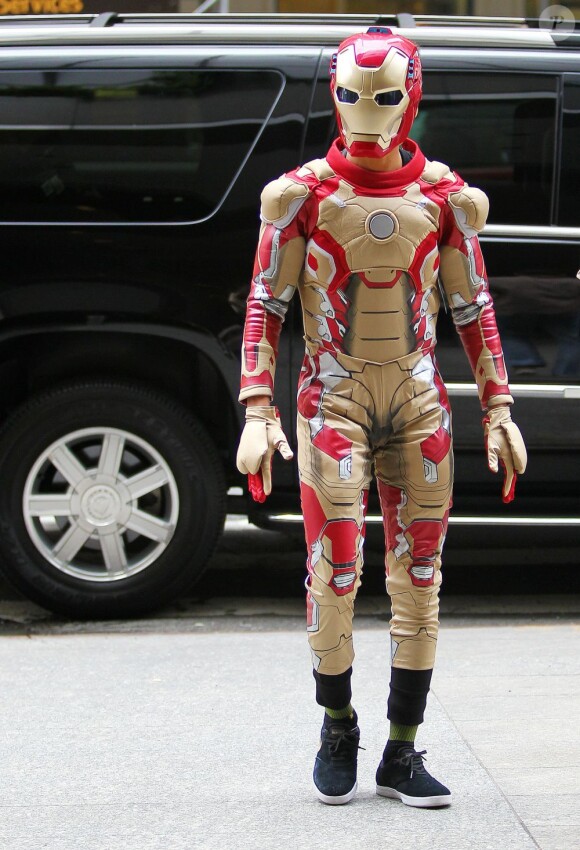 Jaden Smith (déguisé en Iron Man) à New York, le 29 mai 2013.