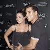 Mario Lopez et sa femme Courtney Mazza enceinte à la soirée Simon G à Las Vegas, le 1 juin 2013.