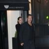 Brad Pitt et Angelina Jolie allant dîner au restaurant Il Vino d'Enrico Bernardo, le restaurant du meilleur sommelier du monde, avant de se rendre au club "Le Silencio" à Paris, le 3 juin 2013