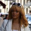 Rihanna, sexy et tout de blanc vêtue à Paris. Le 4 juin 2013.