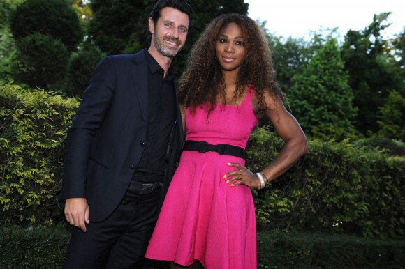 Serena Williams et Patrick Mouratoglou lors du dîner des champions de l'ITF qui se déroulait au Pavillon d'Ermenonville à Paris le 4 juin 2013