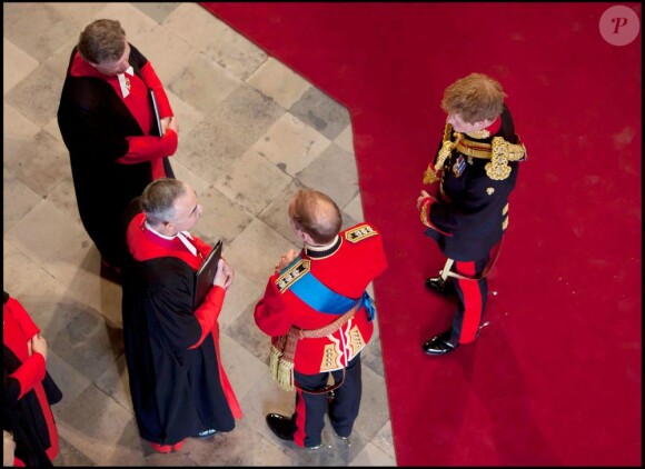 Le prince Harry était témoin au mariage de son frère William et de Kate Middleton le 29 avril 2011 à Westminster.