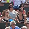 Jade Foret et sa soeur lors du onzième jour des Internationaux de France à Roland-Garros, le 5 juin 2013
