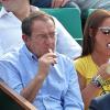 Jean-Pierre Pernaut et sa femme Nathalie Marquay lors du onzième jour des Internationaux de France à Roland-Garros, le 5 juin 2013