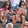 Jade Foret et sa soeur lors du onzième jour des Internationaux de France à Roland-Garros, le 5 juin 2013