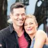 LeAnn Rimes, Eddie Cibrian sur le plateau de l'émission Extra à Los Angeles, le 5 juin 2013.