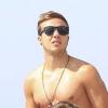 Le futur joueur du Bayern de Munich Mario Götze en vacances à Ibiza le 5 juin 2013