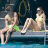 Le futur joueur du Bayern de Munich Mario Götze en vacances avec sa sublime compagne Ann Kathrin Vida à Ibiza le 5 juin 2013