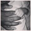 Tamar Braxton révèle avec cette photo le prénom de son fils : il s'agit de Logan. Photo postée le 16 juin 2013 sur Instagram.