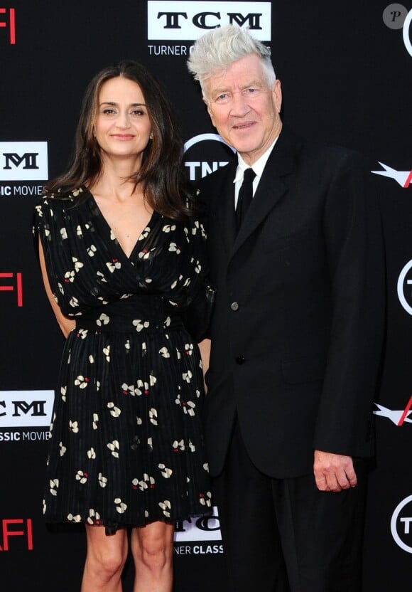 David Lynch et sa femme Emily Stofle au Dolby Theatre d'Hollywood, le 6 juin 2013.