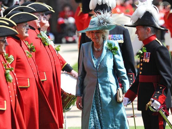 Camilla, Duchess of Cornwall attends the annual Founders' Day Parade at Chelsea Hospital in London, UK on June 6, 2013. Photo by Anwar Hussein/PA Photos/ABACAPRESS.COM06/06/2013 - London