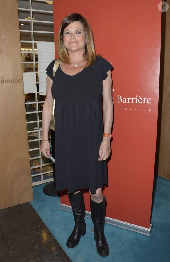Charlotte Valandrey lors de la remise du prix "théâtre" de la Fondation Diane & Lucien Barrière au Theatre du Rond-Point à Paris le 6 juin 2013