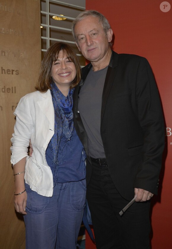 Yann et Servanne Queffélec lors de la remise du prix "théâtre" de la Fondation Diane & Lucien Barrière au Theatre du Rond-Point à Paris le 6 juin 2013