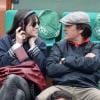 Charlotte Gainsbourg et Yvan Attal - finale opposant Rafael Nadal à David Ferrer au tournoi de Roland-Garros, à Paris le 9 juin 2013.