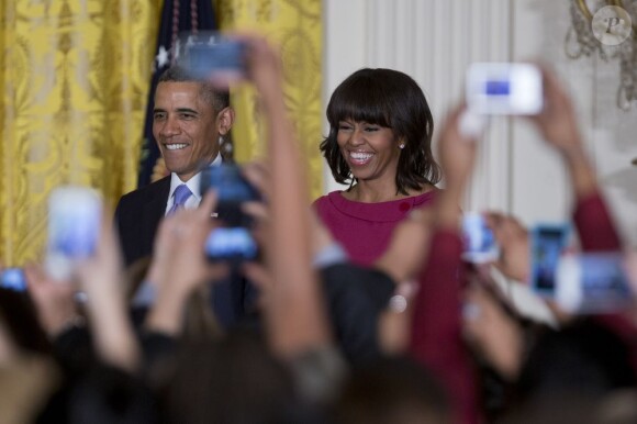 Michelle et Barack Obama à Washington, le 18 mars 2013.