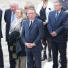 François Bayrou lors de l'hommage de la Nation à Pierre Mauroy, le 11 juin 2013 aux Invalides à Paris