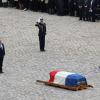 François Hollande lors de l'hommage de la Nation à Pierre Mauroy, le 11 juin 2013 aux Invalides à Paris