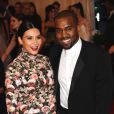 Kim Kardashian et Kanye West au MET Gala à New York, le 6 mai 2013.