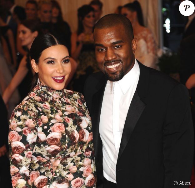 Kim Kardashian et Kanye West au MET Gala à New York, le 6 mai 2013.