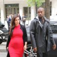 Kanye West et Kim Kardashian à Paris fin avril 2013