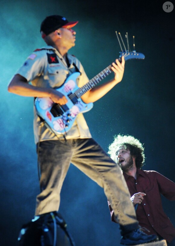 Tom Morello de RATM au Pinkpop Festival le 1er juin 2008.