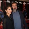 Eric Cantona et Rachida Brakni à l'avant-première du film "Les mouvements du bassin" au MK2 Quai de seine à Paris, le 25 septembre 2012.