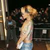 Rihanna, de retour à son hôtel après une soirée au club privé Boujis. Londres, le 17 juin 2013.