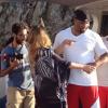 Mariah Carey et Miguel à Puglia en Italie pour le tournage d'un nouveau clip. Le 17 juin 2013.
