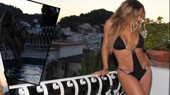 Mariah Carey en maillot de bain : Sirène sexy pour son prochain clip
