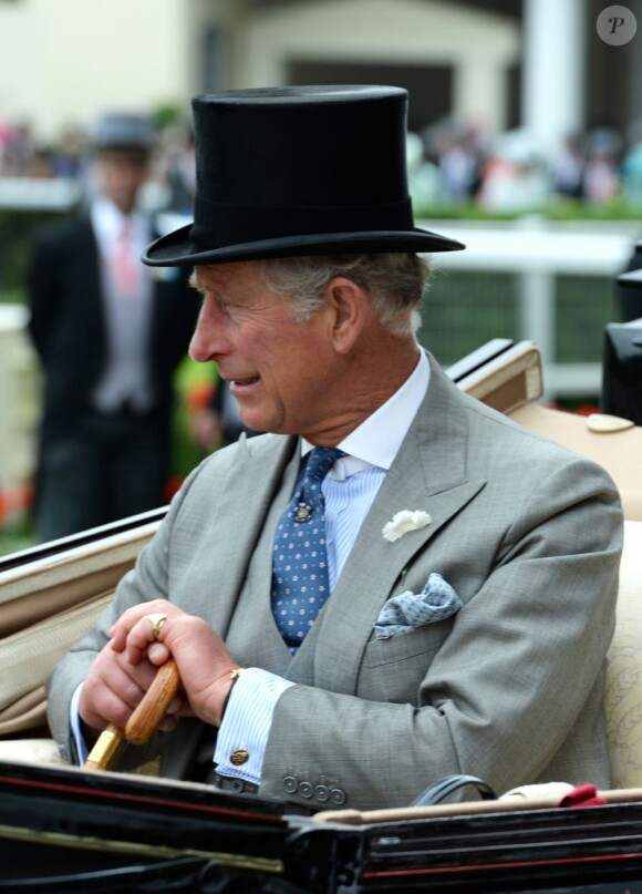 Le prince Charles lors de la journée inaugurale du Royal Ascot 2013, le 18 juin 2013