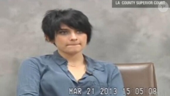 Paris Jackson dans une vidéo enregistrée en mars 2013 et montrée au procès contre AEG mardi 18 juin 2013.