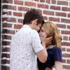Anna Kendrick et Jeremy Jordan complices sur le tournage de la comédie musicale The Last Five Years à New York le 20 juin 2013.