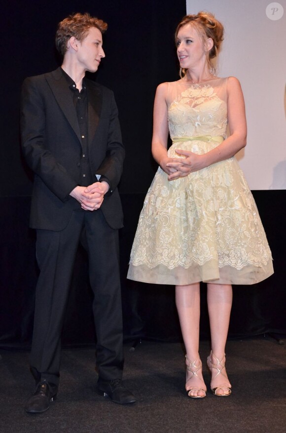 Ernst Umhauer et Ludivine Sagnier lors de l'ouverture du Festival du Film Francais à Tokyo le 21 juin 2013
