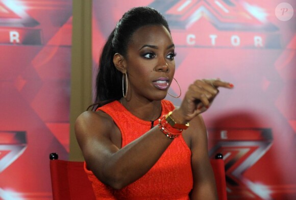Kelly Rowland, nouvelle juge de The X Factor. New York, le 20 juin 2013.