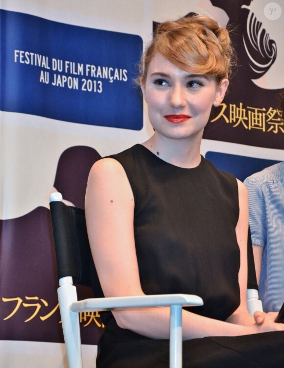Déborah François au Festival du film français à Tokyo, le 24 juin 2013.