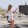 Exclusif - La belle Abbey Clancy lors de ses vacances à Formentera le 24 juin 2013