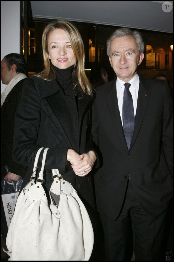 Delphine Arnault et son père, Bernard, en 2008