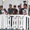 Harry Styles, Liam Payne, Niall Horan, Zayn Malik et Louis Tomlinson  quittent un studio après une journée d'enregistrement à Miami, le 12 juin 2013.