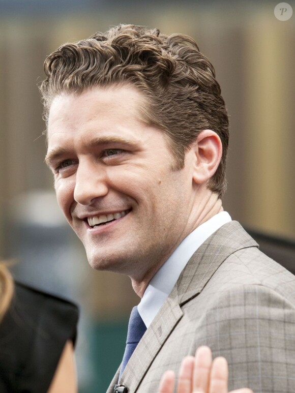 Matthew Morrison sur le plateau de l'émission "Extra!" à Los Angeles, le 12 juin 2013.