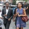 Chris Rock et Rosario Dawson sur le tournage de Finally Famous à New York, le 27 Juin 2013.