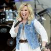 Demi Lovato sur scène lors de l'émission "Good Morning America" à New York le 28 juin 2013.