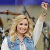 La popstar Demi Lovato sur scène lors de l'émission "Good Morning America" à New York le 28 juin 2013.