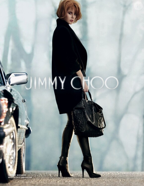 Nicole Kidman, métamorphosée devant l'objectif de Mikael Jansson pour la campagne printemps-été 2013 de Jimmy Choo.
