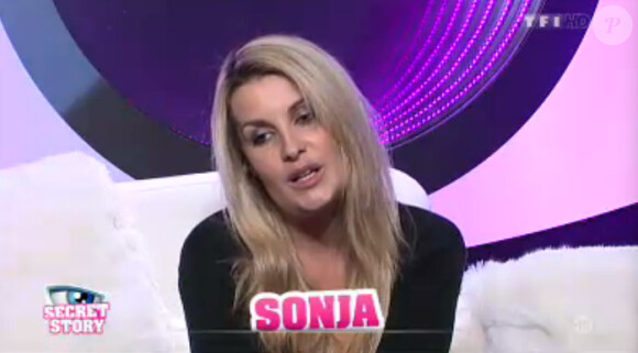 Sonja dans la quotidienne de Secret Story 7 sur TF1 le mardi 2 juillet 2013