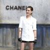 Kristen Stewart - Photocall du défilé de mode Haute Couture automne-hiver 2013-2014 de "Chanel" au Grand Palais à Paris. Le 2 juillet 2013.
